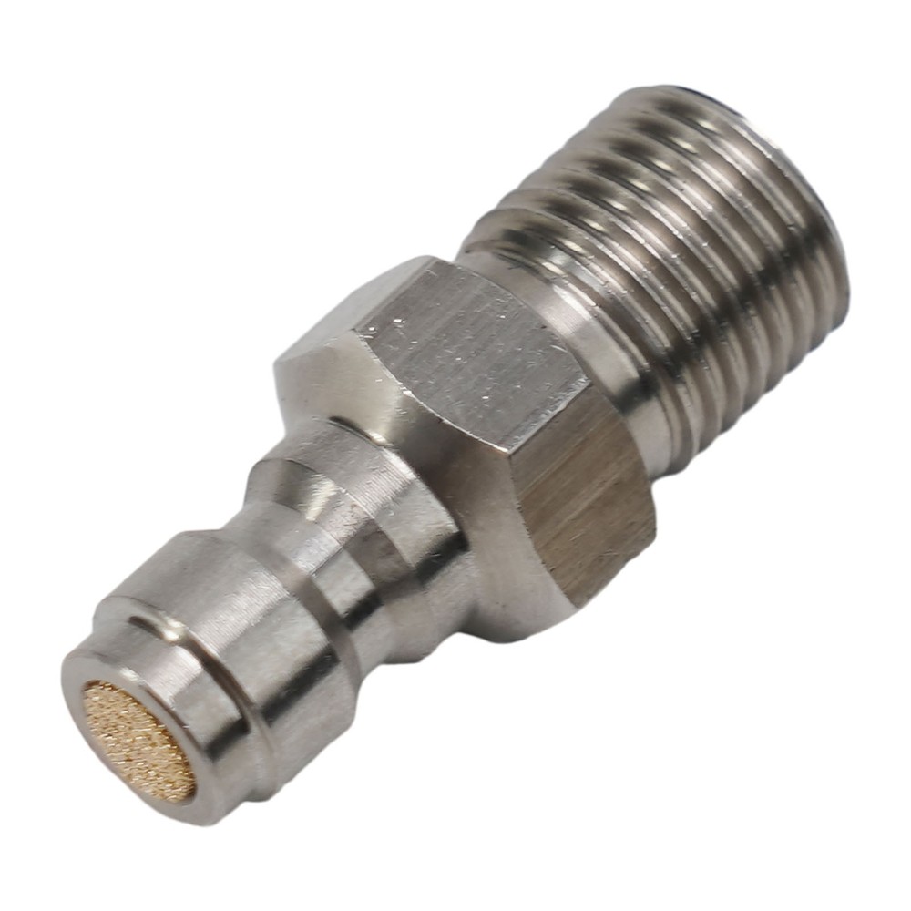 Efficient M10*1.0 Threaded PCPFittings 8MM Male Quick Disconnect Adapter