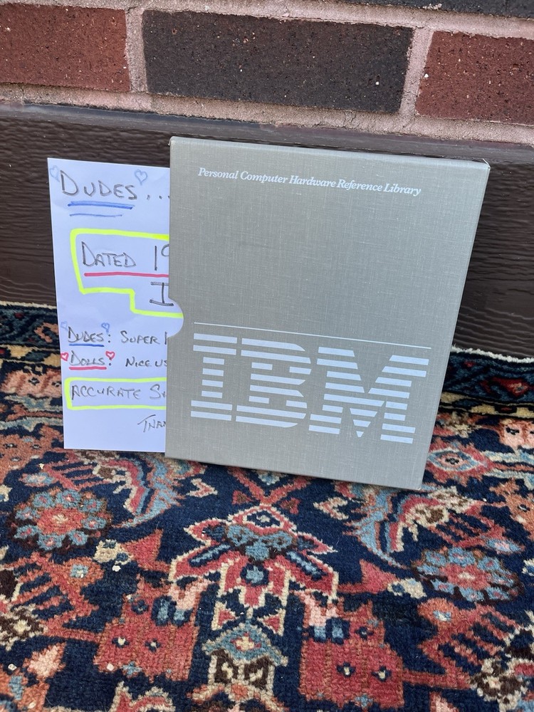 Vintage 1982 IBM Personal Computer Hardware Reference Manual Rare Book IN BOX