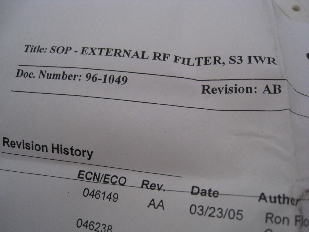 Utilinet Band Pass Filter 01-1018 External RF Filter S3 IWR Filter Axial Adapter