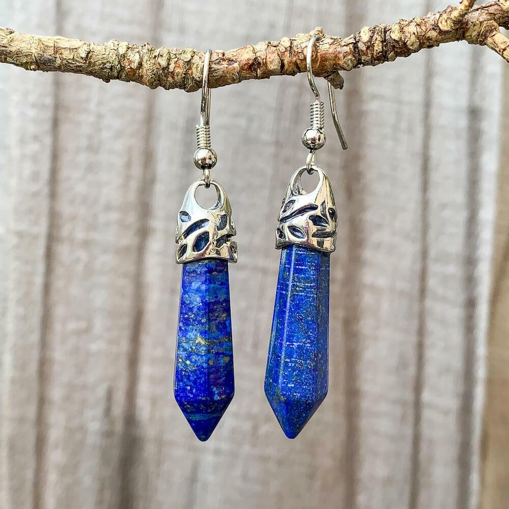 Lapis Lazuli Stone Handmade Earrings
