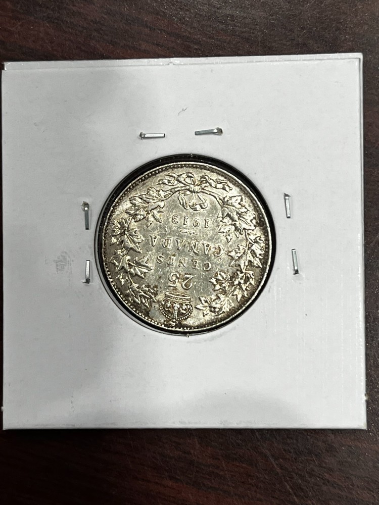 CANADA-1913 QUARTER-AU