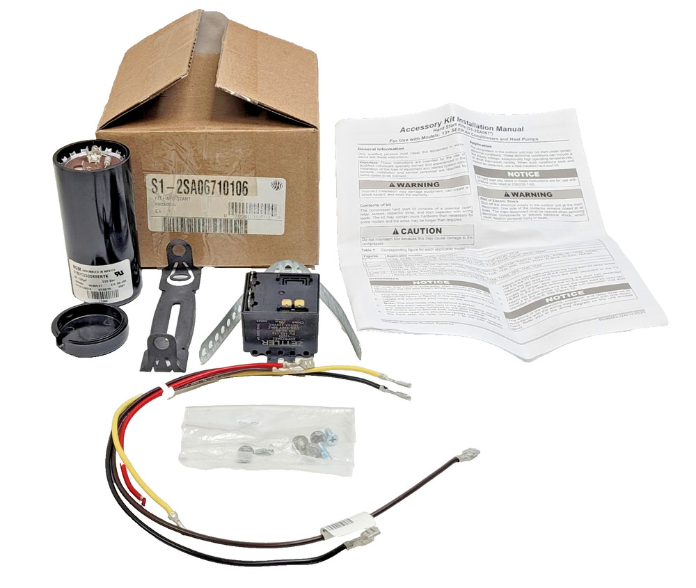 York S1-2SA06710106 Hard Start Kit HVAC Compressor OEM Replacement New