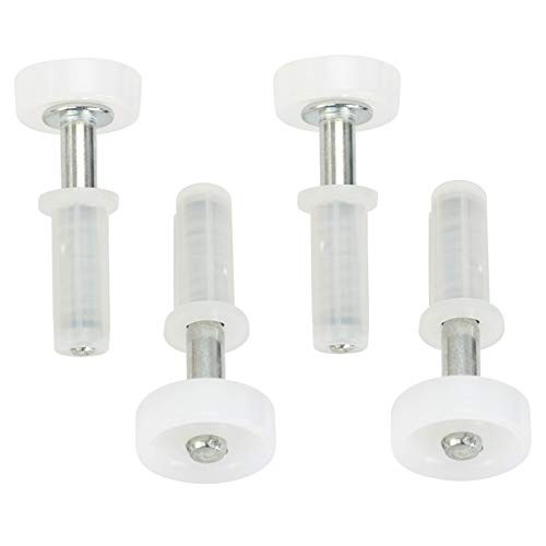 Spring-Loaded Bi-Fold Door Top Roller Guide Wheel, 4-Pack
