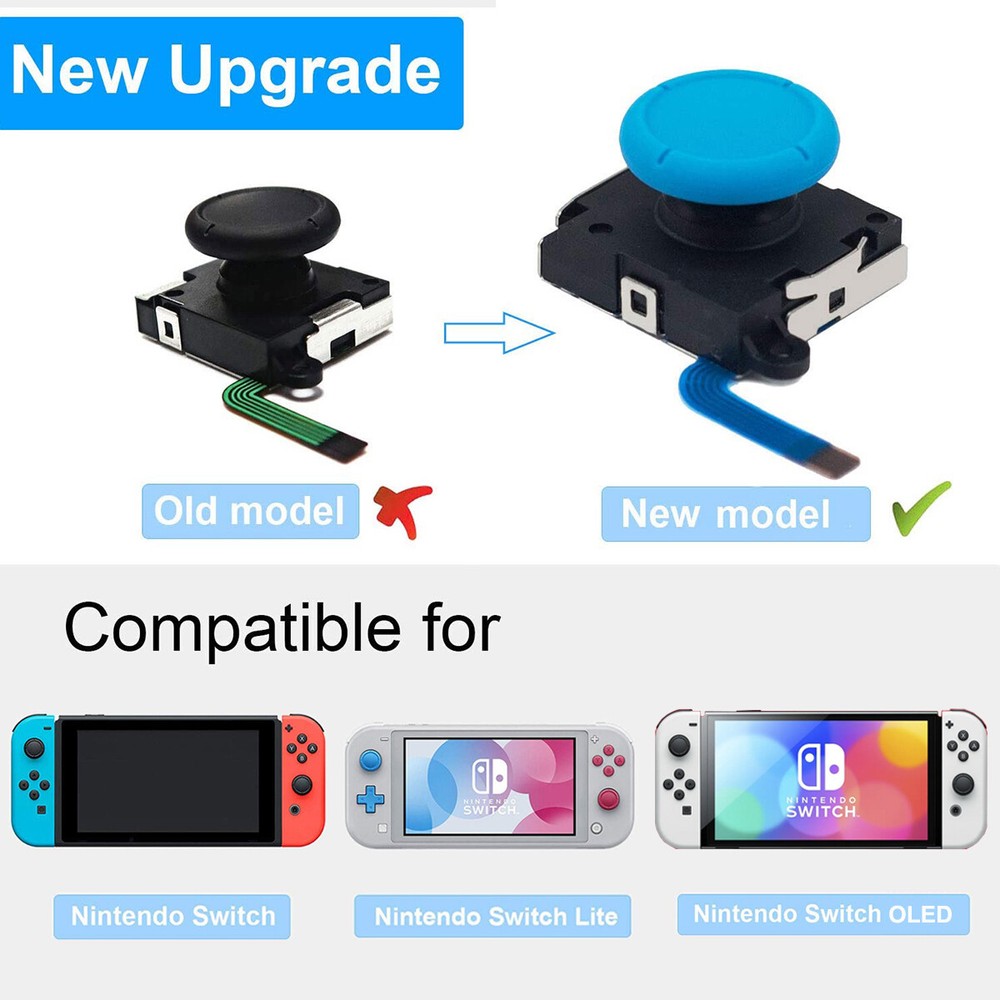 Nintendo Switch/Lite/OLED Joy Con Analog Joystick Thumb Stick Rocker Replacement