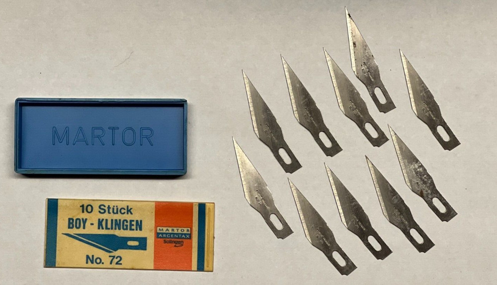 Martor Replacement Graphic Blade No. 72 NOS