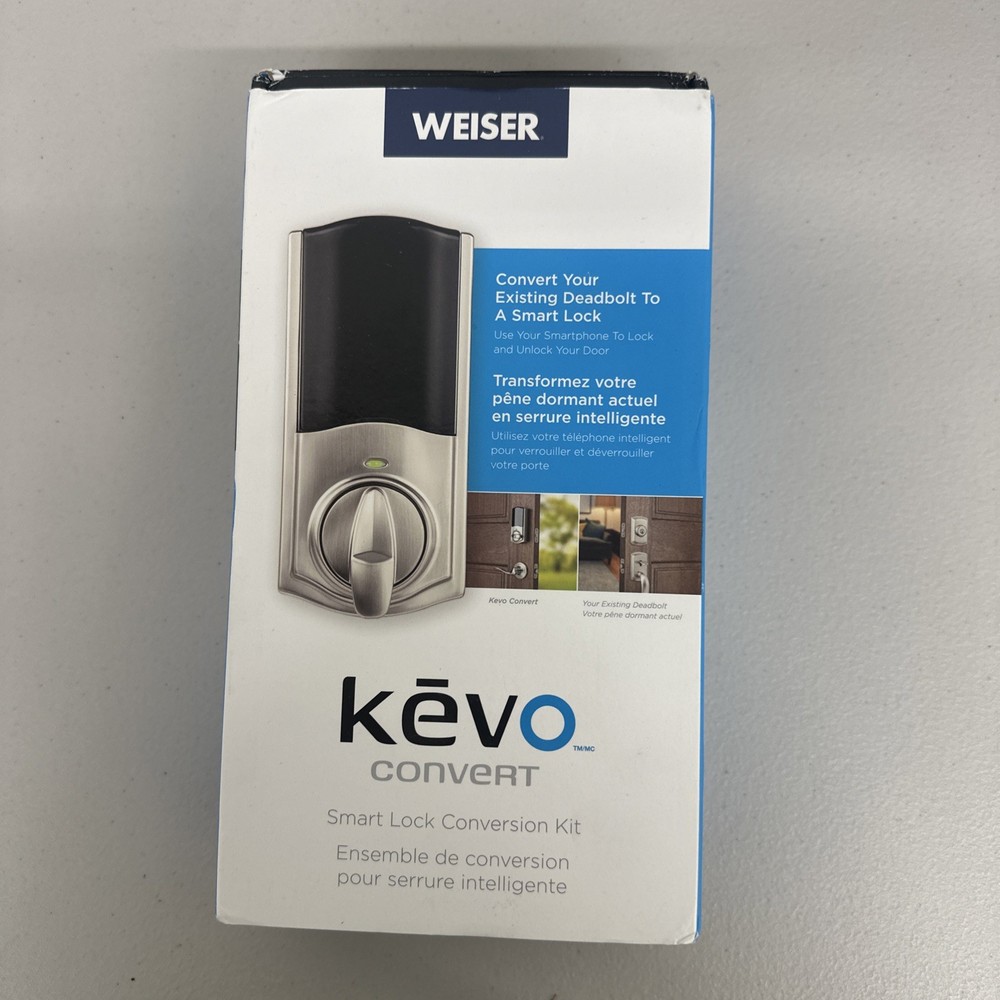 Weiser Kevo Convert Smart Lock Conversion Kit - Satin Nickel