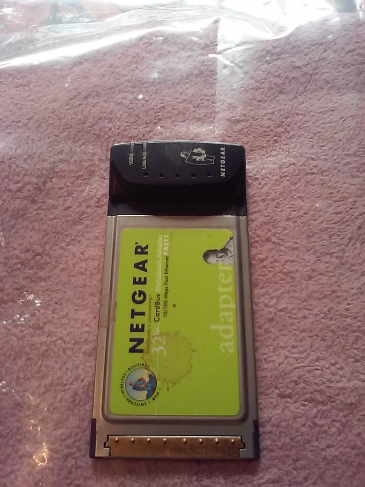 Netgear FA511 PCMCIA Network CardBus Adapter