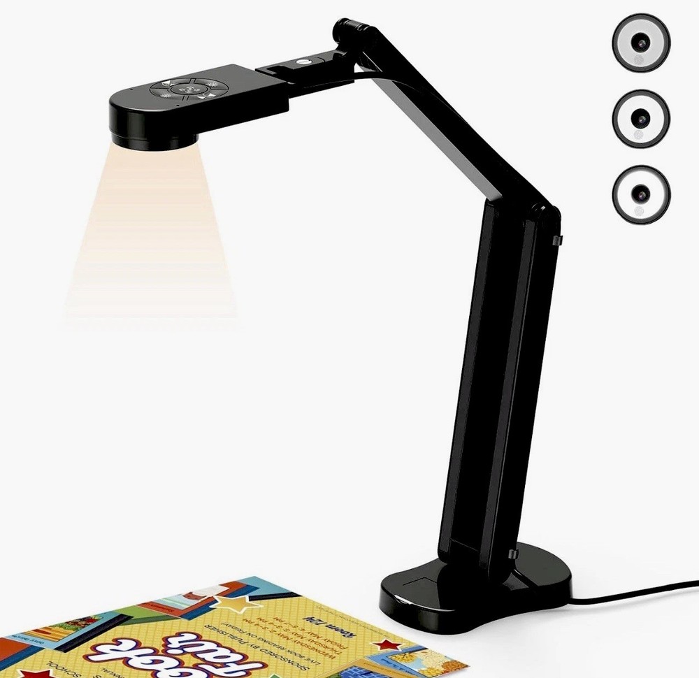 4K*Document Camera&Webcam*Dual Microphones*USB Visualizer*Windows*MacOS*ChromeOS