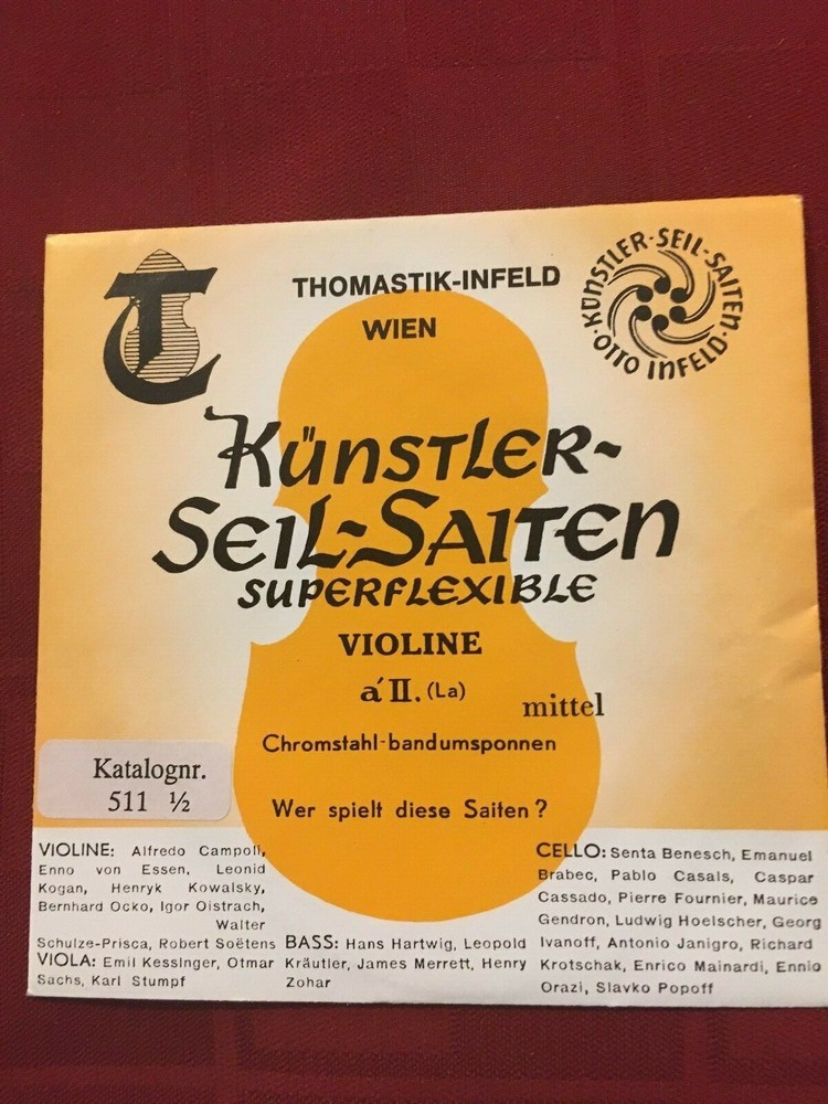 THOMASTIK INFIELD SUPERFLEXIBLE 1/2 VIOLIN A STRING - 10AH