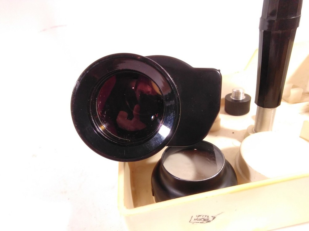 Soviet vintage optical set "Nature lover LP-1". Monocular, Microscope