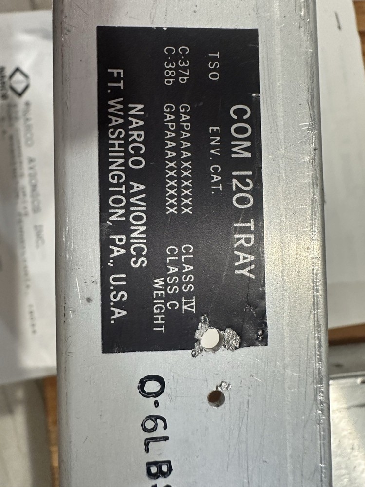 NARCO COM 810+ Plus TSO VHF COM TRANSCEIVER 14Volt