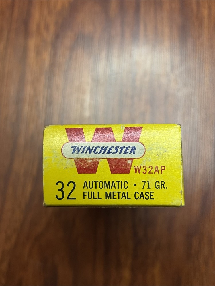 EMPTY Winchester Empty 32 Automatic Ammo box