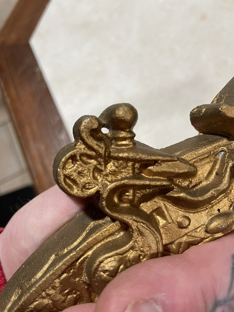 handmade wall hanging gun