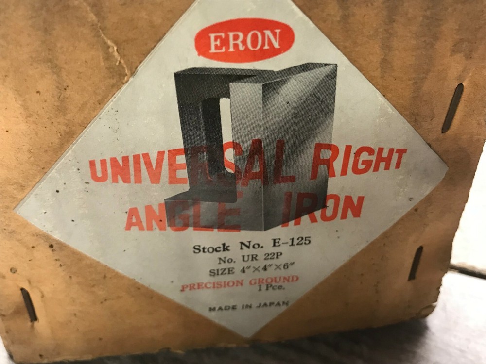 NEW ERON RIGHT ANGLE IRON E125 4 X 4 X 6 "