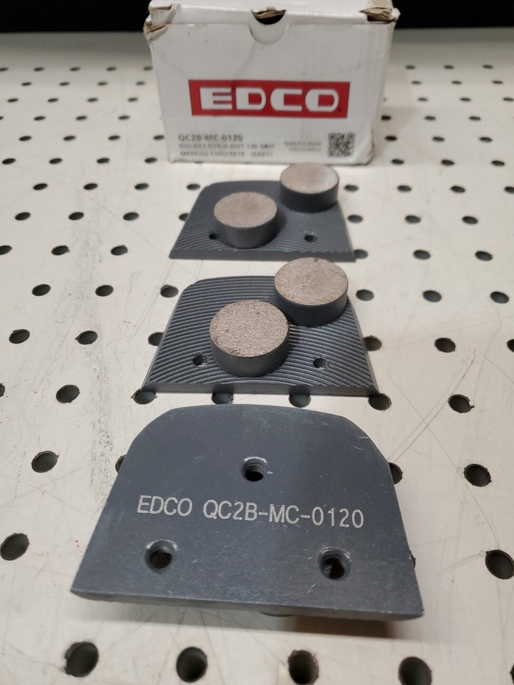 EDCO QC2B-MC-0120 Medium Concrete Grinder Bit (3 Pack)