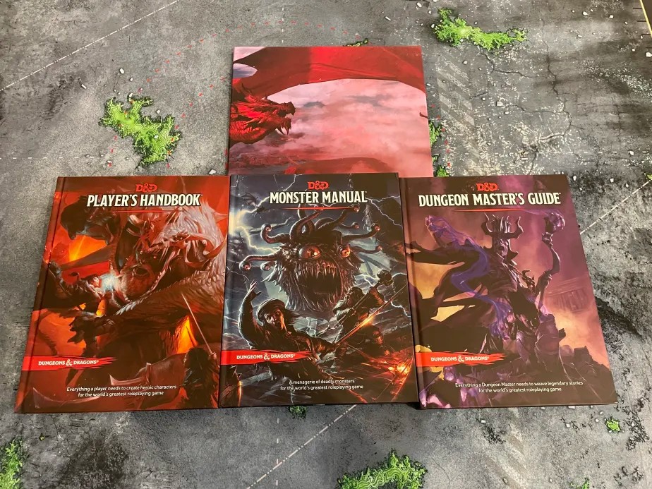 Dungeons & Dragons Core Rulebooks Gift Set (2014, Used)
