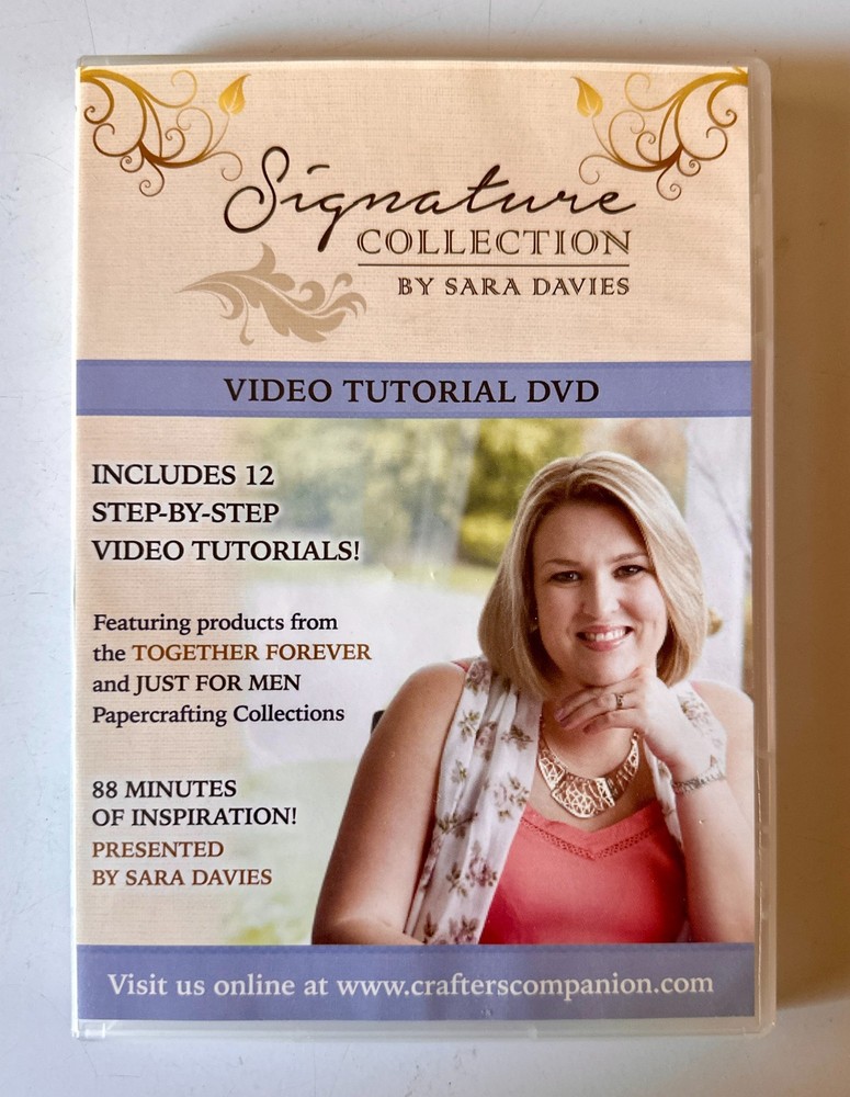 Crafter’s Companion Sara Davies DVD + CD Set Card Making Tutorials 600 Elements