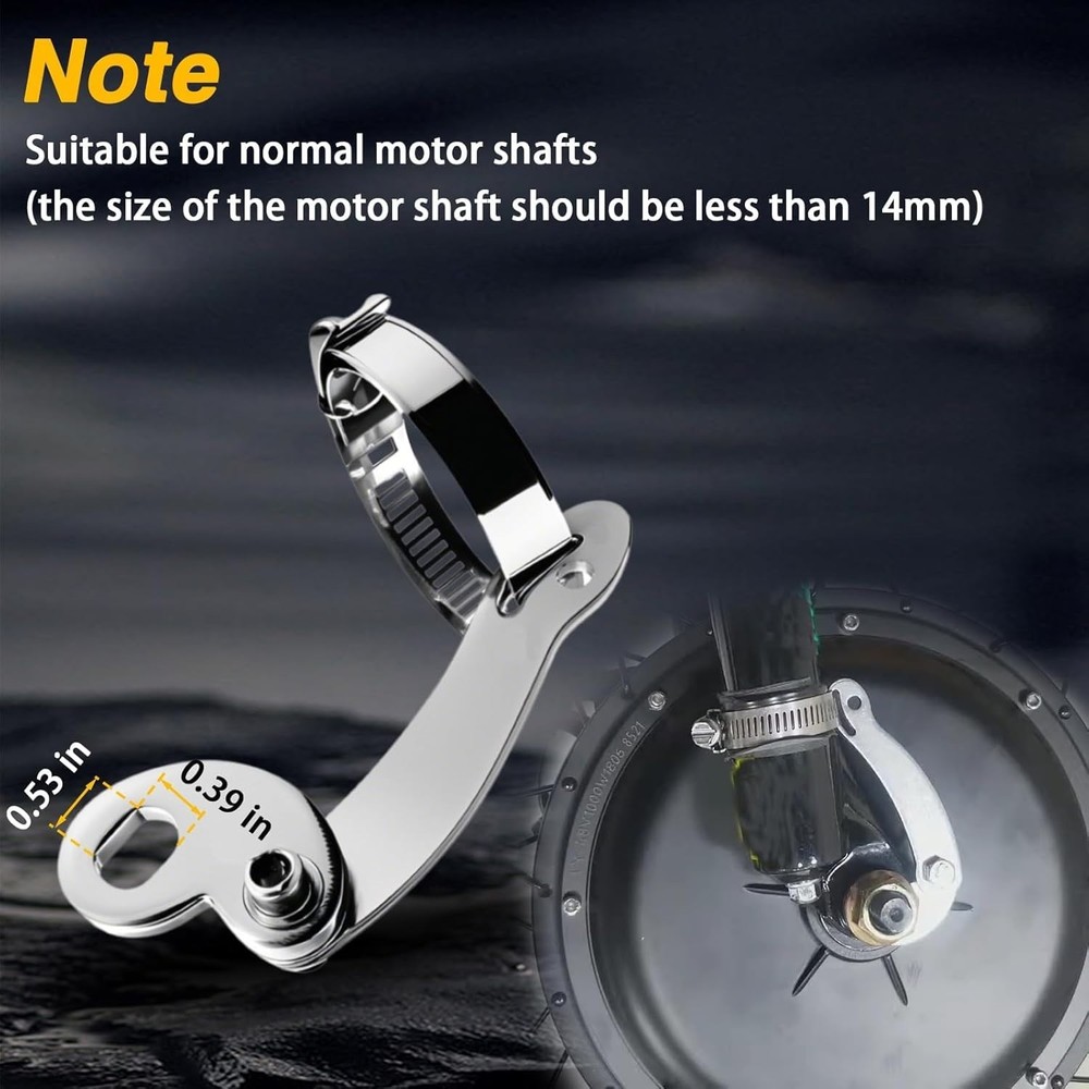 2 Sets Universal Torque Arm Conversion Kit（M14） Compatible with E-Bike Front ...