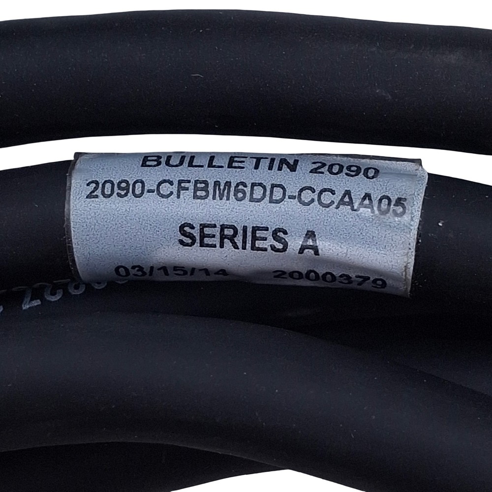 Allen Bradley 2090-CFBM6DD-CCAA05 Kinetix Motor Encoder Feedback Cable DB-15, 5m