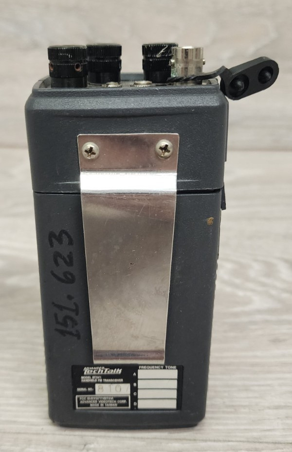 Advanced TechTalk BT5V1 Handheld FM Transceiver Radio AS IS UNTESTED #DP