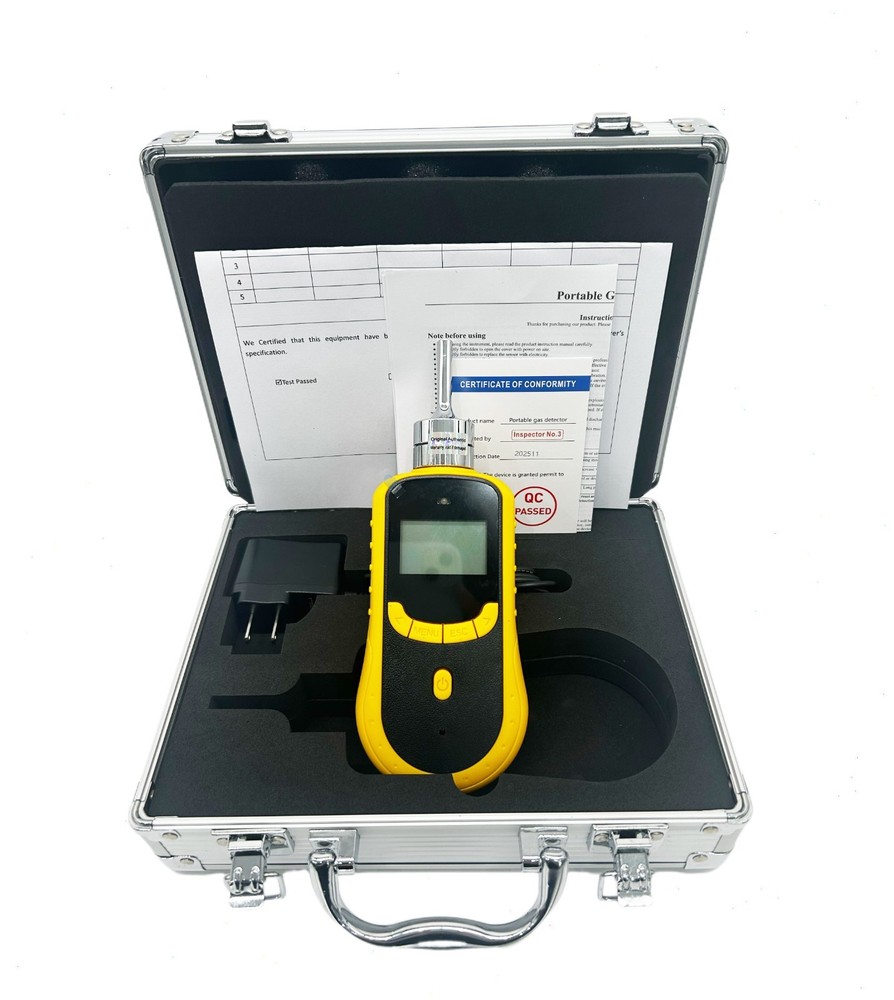 Digital Hydrogen Gas Detector Built-in Pump with 0-2000ppm Linear Error ≤ ±1%