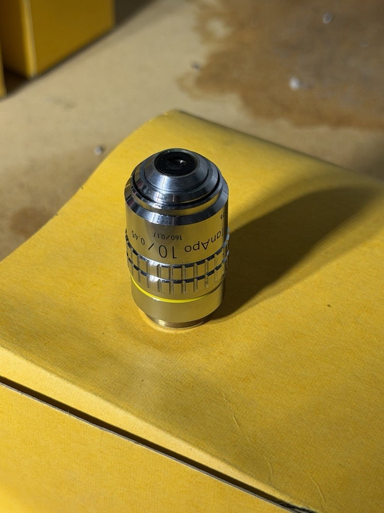 Plan Apo 10x / 0.45, 160/0.17 Microscope Objective Lens Nice!