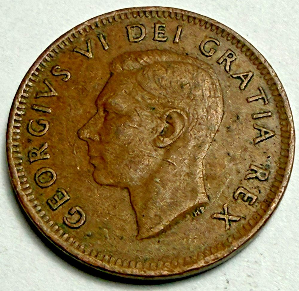 1952 Canada One Cent 1 penny