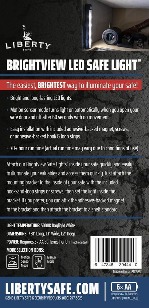 LIBERTY SAFE Brightview Safe LED Light Kit