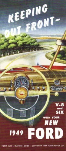 1949 FORD CAR OWNER MANUEL