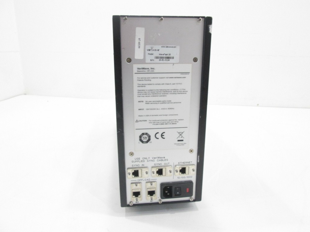 Ixia Wavetest 20 Veriwave Multi Client Traffic Generator WB1000 MGMT