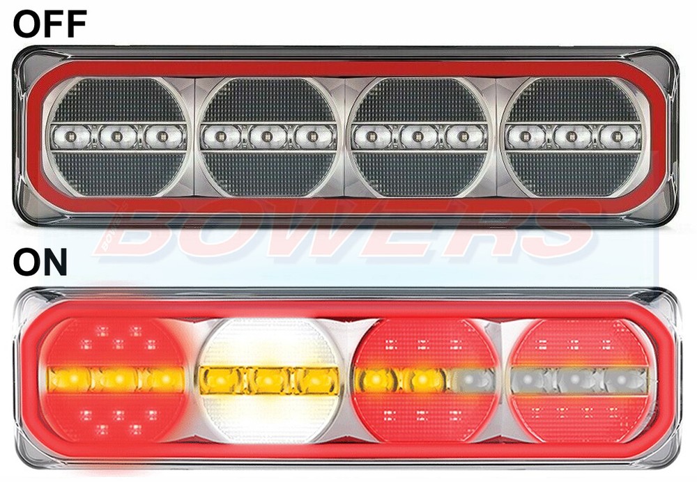 2x LED REAR COMBINATION LIGHTS + PROGRESSIVE/DYNAMIC/SEQUENTIAL/MOVING INDICATOR