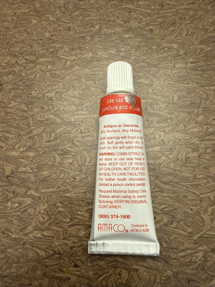 AMACO Silver Leaf Rub 'N Buff 15ml Used