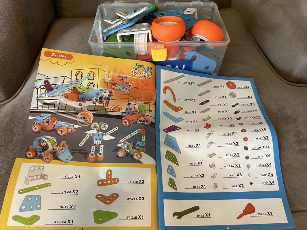 Toy Pal Build & Play STEM Building Toy Learning 7 Models Logical Thinking EUC
