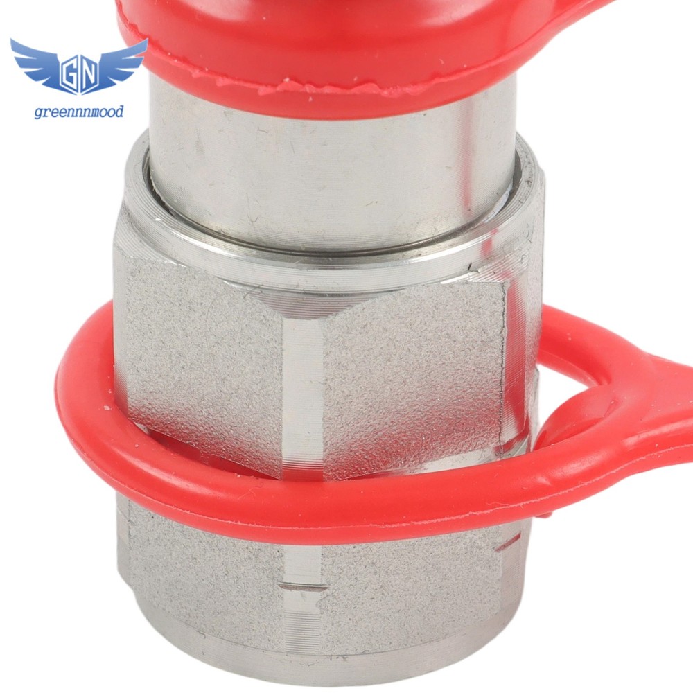 3/8" Flat Face Hydraulic Quick Connect Male Coupler Fitting, 3/8" NPT Thread