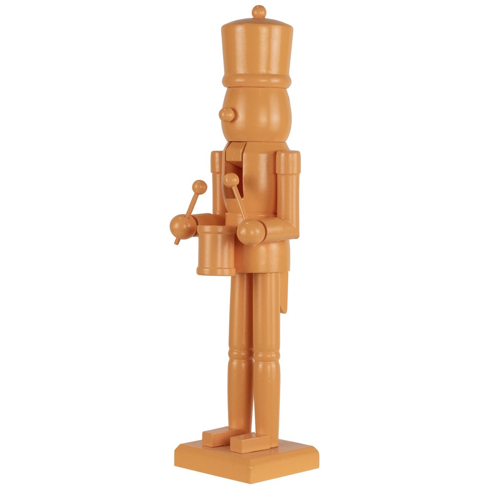 Northlight Drummer Soldier Nutcracker Christmas Figure - 15" - Solid Orange