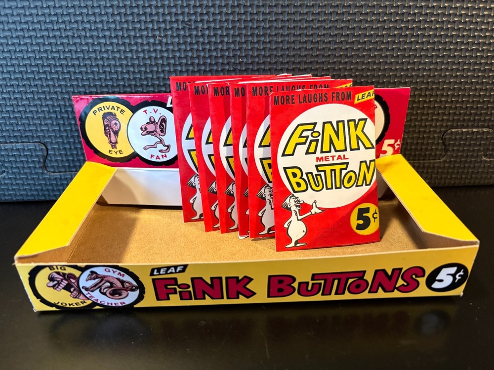 Fink Buttons - Empty custom design display box