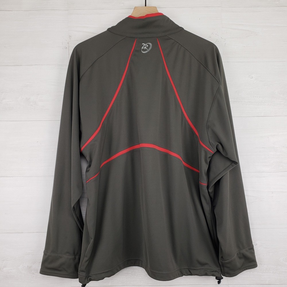 Zero Restriction 1/4 Zip Pullover Tour Series Golf Long Sleeve Shirt Size Large