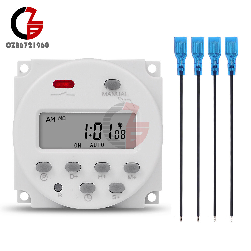 DC 12V 24V AC 110V CN101S Timer Switch Controller Automatic Cycle Timing Switch
