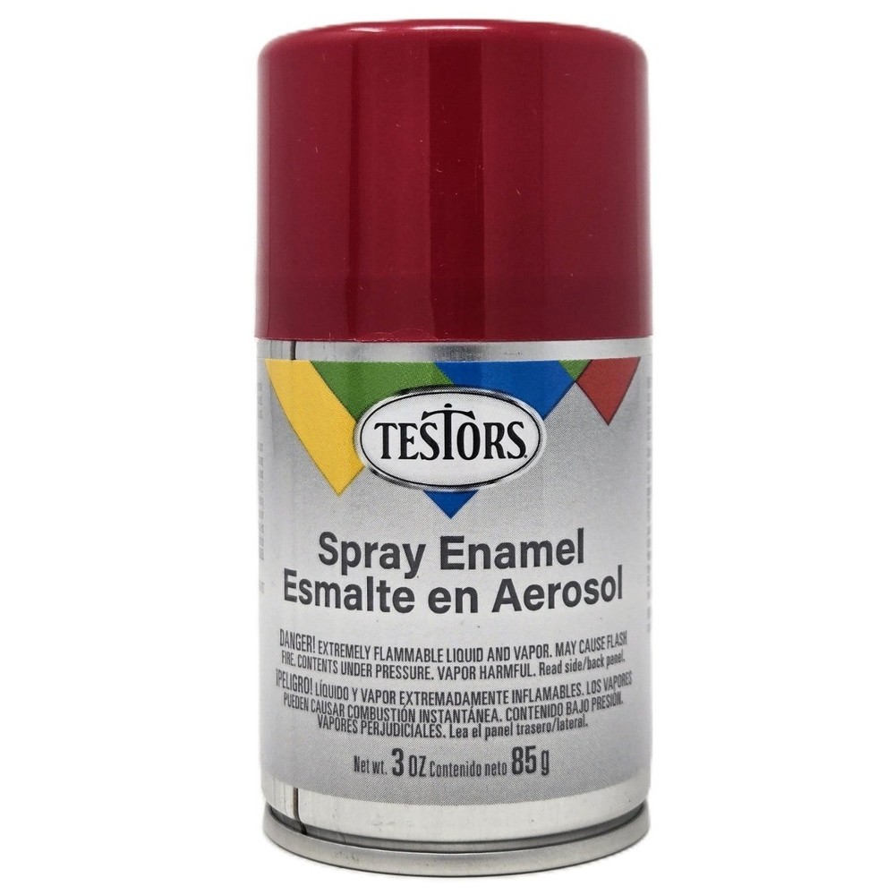 Testors Spray 3oz Ruby Red Metal Flake 1629