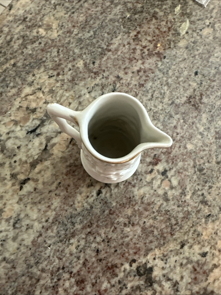 Tiny Pitcher - Resembles Royal Stanford Type Pitcher W/gold Trim