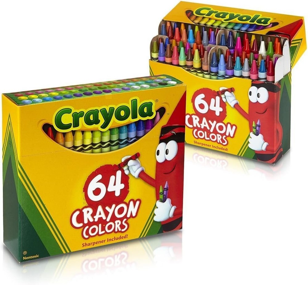 64 Ct Crayons (Pack of 2)