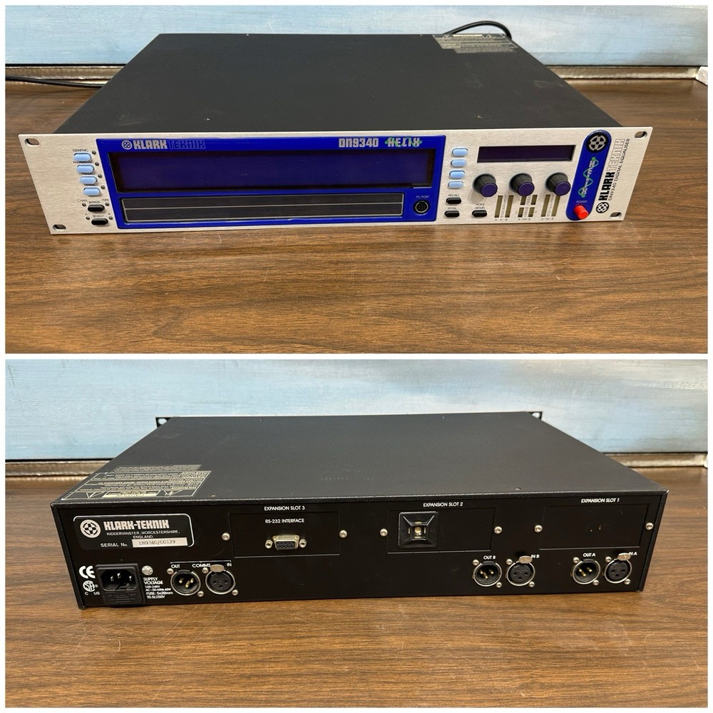 Klark Teknik DN9340 DIGITAL EQUALIZER WORKING GREAT