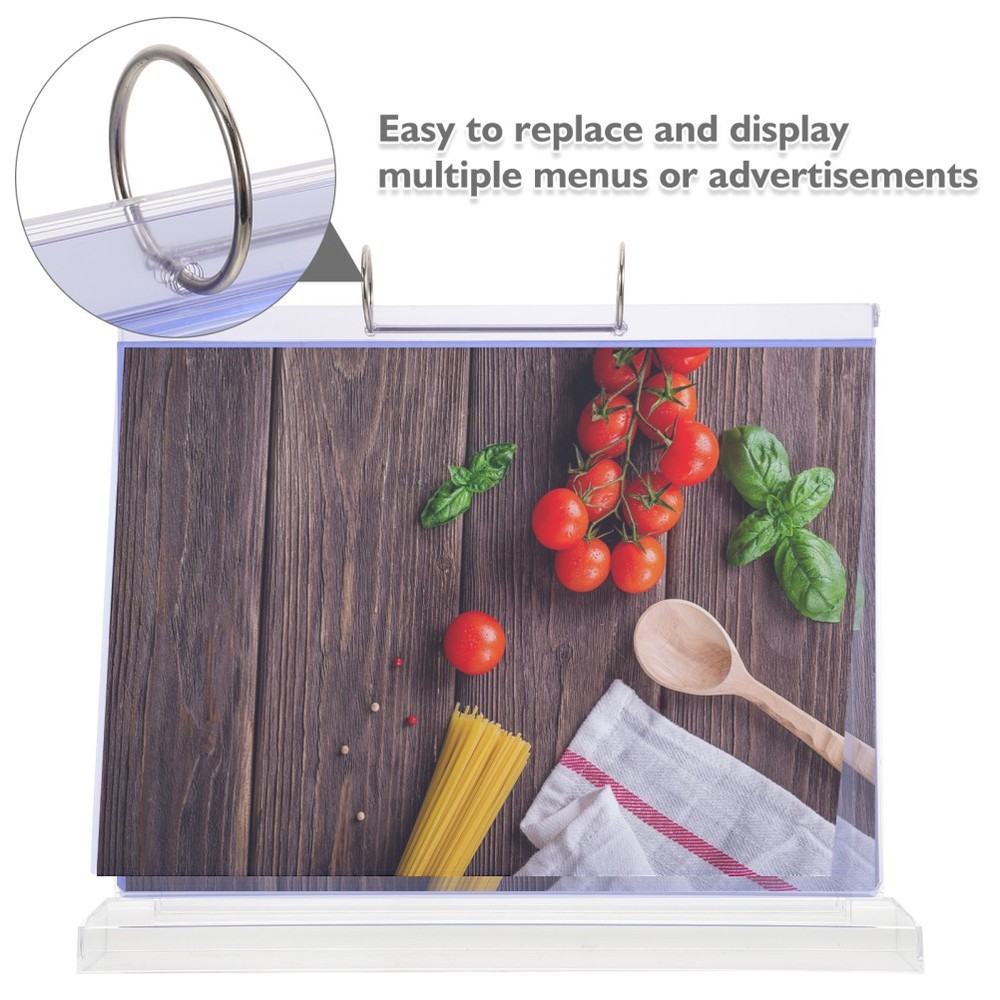 Tabletop Sign Holder Advertising Poster Stand Desktop Display Standing