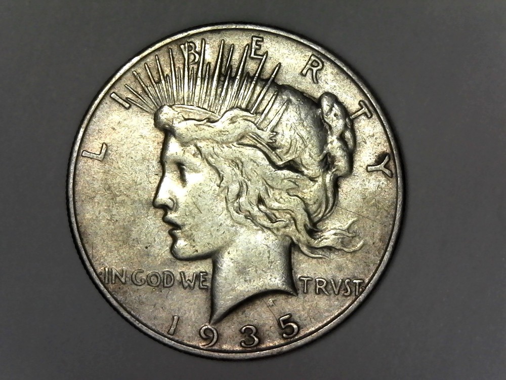 1935 s, Peace Silver Dollar