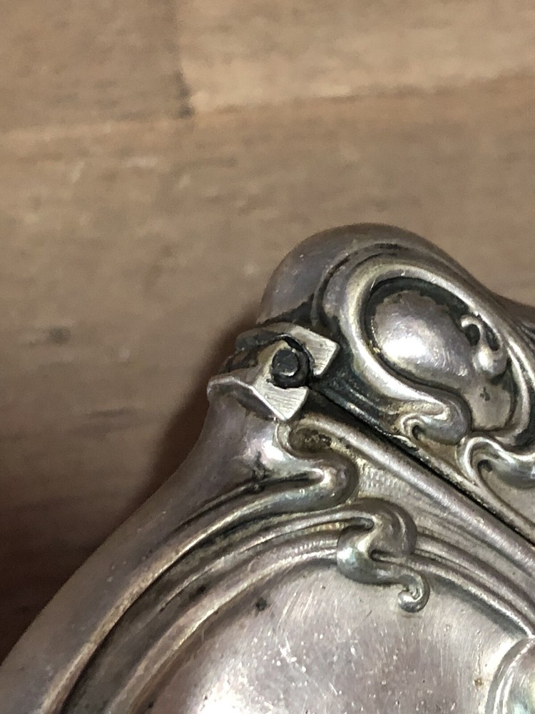 Antique Silver Match Safe Vesta Case