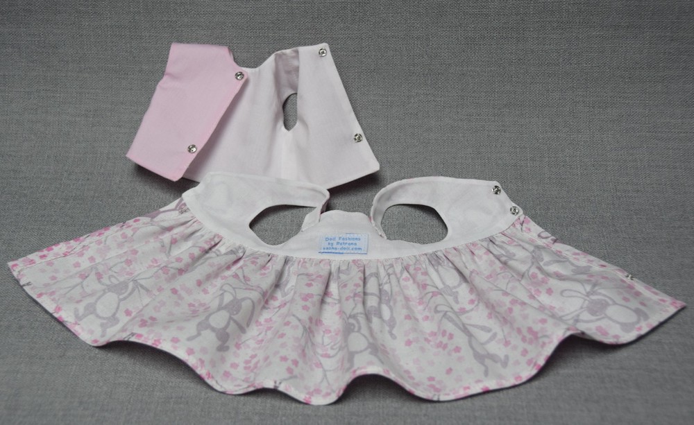 DIGITAL PDF Pattern & Tutorial To Make a Top and Pinafore 4 Meadow Moppet