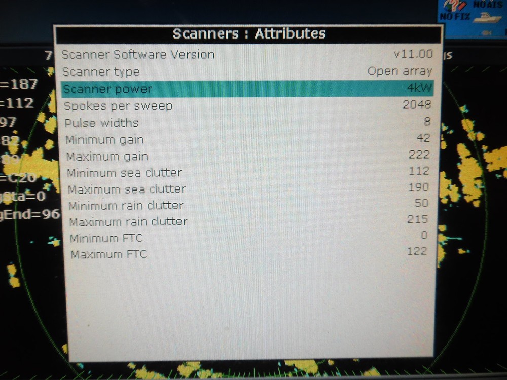 Raymarine 4kW Analog Open Array Radar *Pedestal ONLY* M92654-S Tested / Working!
