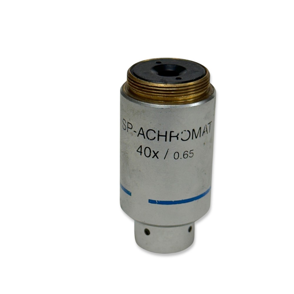 SP-Achromat 40x / 0.65 Microscope Objective Lens Blue Ring RMS Threaded