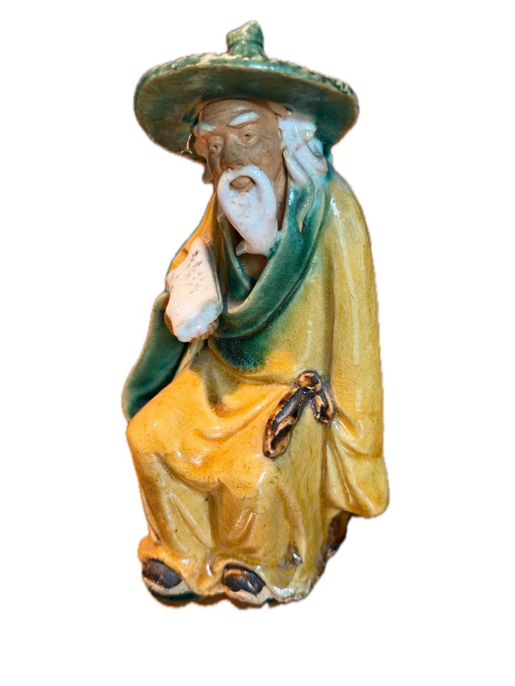 Antique Chinese Mudman - Wiseman