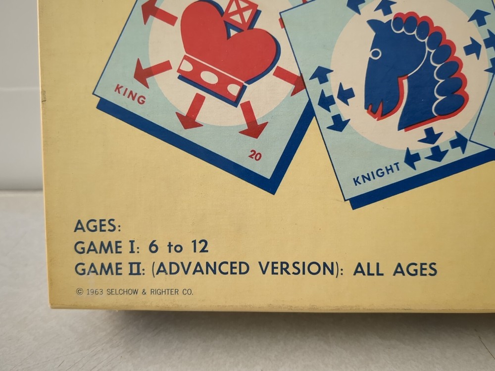 CHESS FOR JUNIORS Complete Unpunched 1963 Selchow & Righter